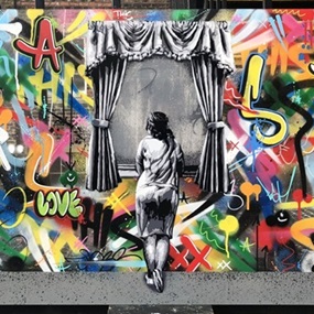 Figure At The Window (Acrylic) by Martin Whatson