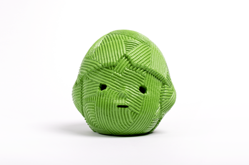 Hero Head (Kawasaki Green) by En Iwamura