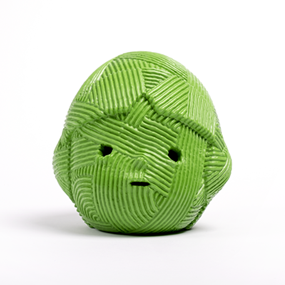 Hero Head (Kawasaki Green) by En Iwamura