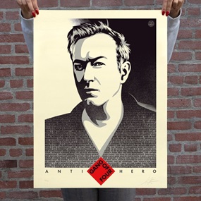 Andy Gill Anti-Hero US by Shepard Fairey