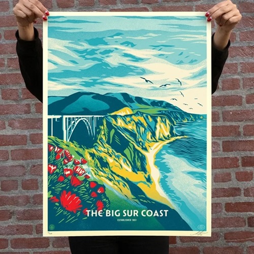 The Big Sur Coast  by Shepard Fairey