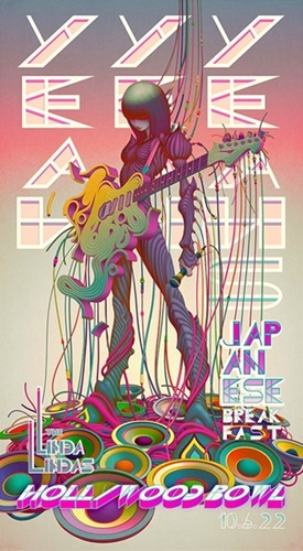 Yeah Yeah Yeahs Hollywood Bowl  by James Jean