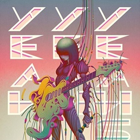 Yeah Yeah Yeahs Hollywood Bowl by James Jean
