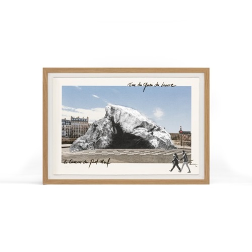 La Caverne Du Pont Neuf, Vue Du Quai Du Louvre  by JR