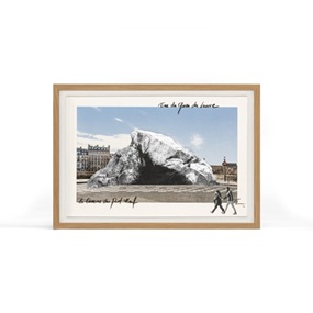 La Caverne Du Pont Neuf, Vue Du Quai Du Louvre by JR