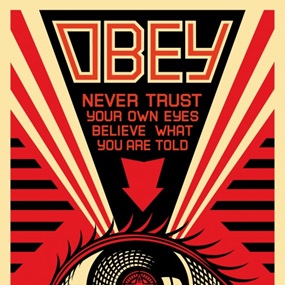Obey Eye (Offset Poster) by Shepard Fairey