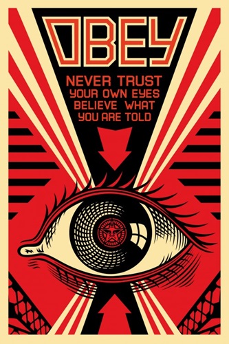 Obey Eye (Offset Poster) by Shepard Fairey