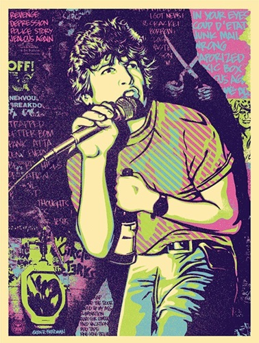 Keith Morris (4 Color) by Shepard Fairey