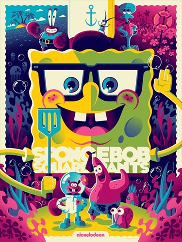 Spongebob Squarepants (Variant) by Tom Whalen