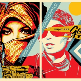 Golden Future For Some by Shepard Fairey