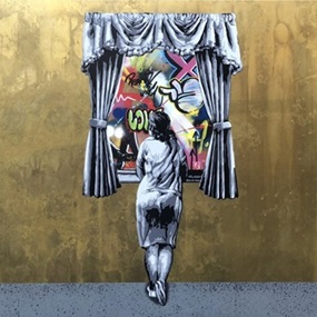Figure At The Window (Reverse Brass) by Martin Whatson