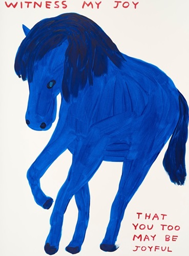 Untitled (Witness My Joy)  by David Shrigley