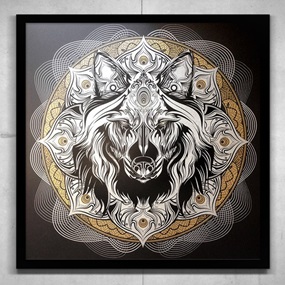 Wolf Mandala by Chris Saunders