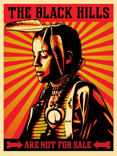The Black Hills Are Not For Sale  by Shepard Fairey | Aaron Huey
