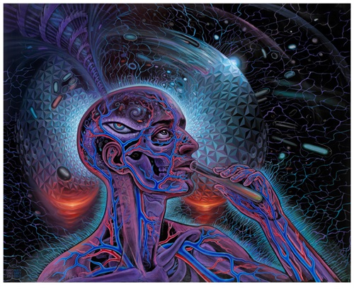 Bicycle Day (First edition) by Mars 1 | Alex Grey