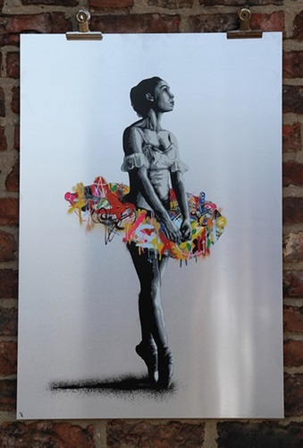 En Pointe (Hand-Finished On Plain Aluminium) by Martin Whatson
