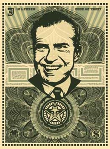 Nixon Money  by Shepard Fairey
