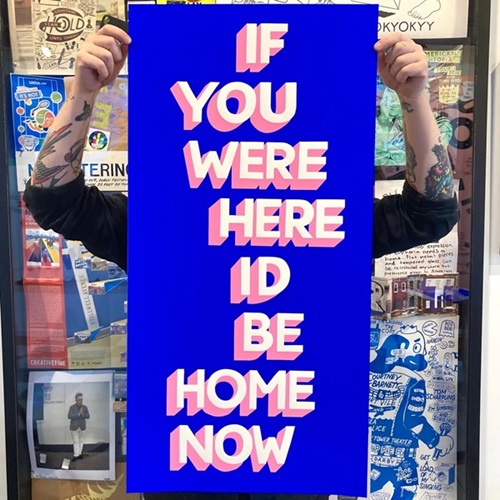 If You Were Here (Ultramarine) by Steve Powers