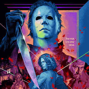 Halloween (1978) (Foil Edition) by Martin Ansin