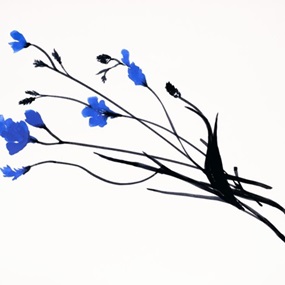 Blue Freesia June 13, 2024 by Donald Sultan