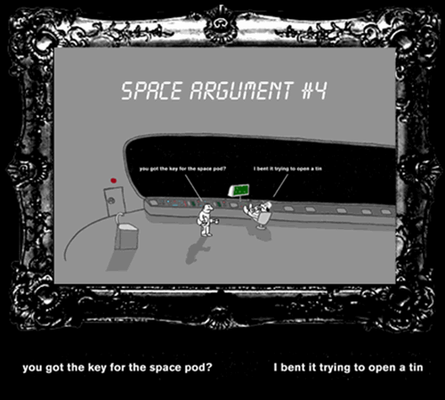 Space Argument #4  by Modern Toss