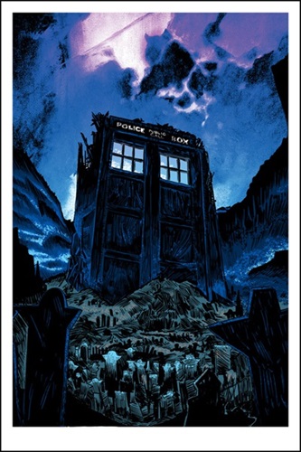 The Fields Of Trenzalore (Oversized Glow In The Dark Variant) by Tim Doyle