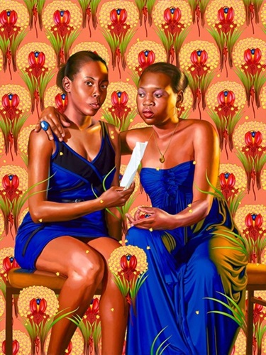The Sisters Zénaïde and Charlotte Bonaparte (The World Stage: Haiti)  by Kehinde Wiley