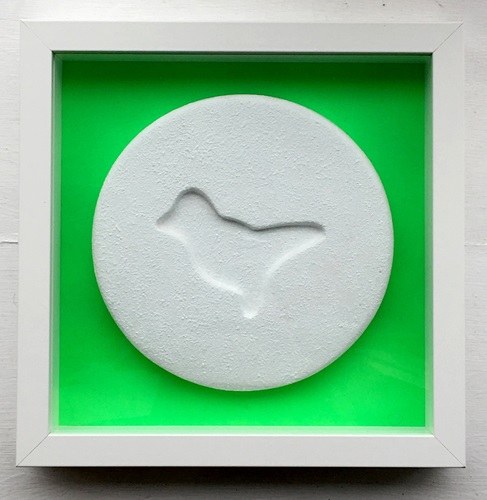 Love Is A Drug - Dove (Fluoro Green) by Dean Zeus Colman