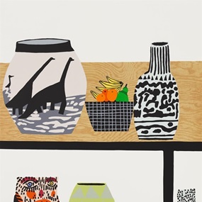 Shelf Still Life by Jonas Wood