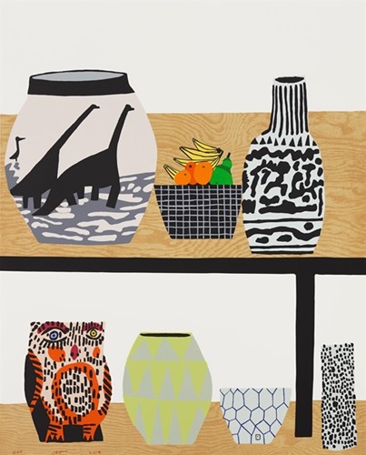 Shelf Still Life  by Jonas Wood