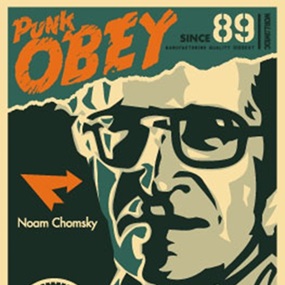 Noam Chomsky by Shepard Fairey