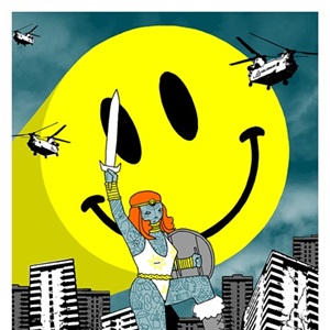 MdZESTATETour in Sheffield Poster (Queen Size) by Kid Acne, James