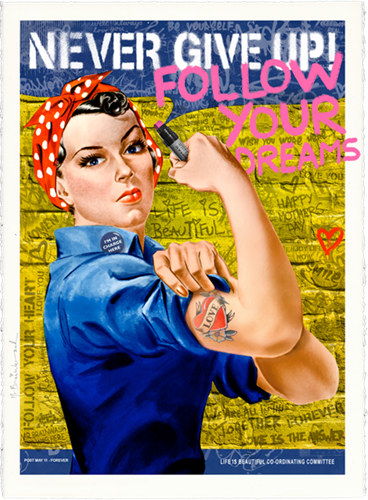 Mom Can Do It  by Mr Brainwash