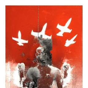 Four Noble Truths (Red) by Robert Del Naja