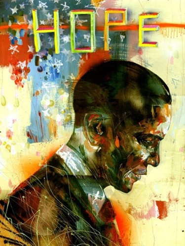 Obama Hope II  by David Choe