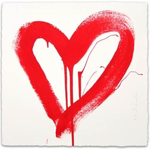 Love HeART (Red) by Mr Brainwash