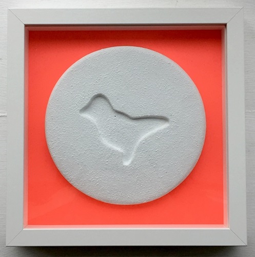 Love Is A Drug - Dove (Fluoro Red) by Dean Zeus Colman