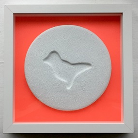 Love Is A Drug - Dove (Fluoro Red) by Dean Zeus Colman