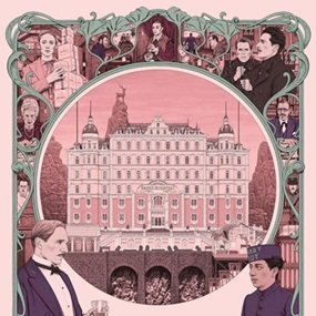 The Grand Budapest Hotel (Music Box Theatre Variant) by Rory Kurtz