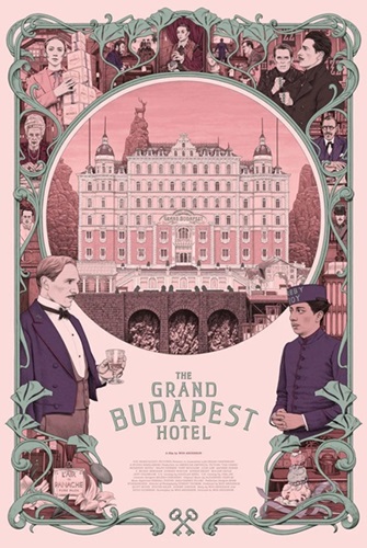 The Grand Budapest Hotel (Music Box Theatre Variant) by Rory Kurtz