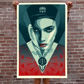 Justice Woman (Offset) by Shepard Fairey