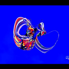 Golden Awareness (Blue Reflected) by Katrin Fridriks