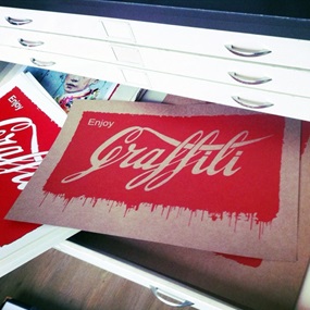 Enjoy Graffiti (Kraft Paper Edition) by Ernest Zacharevic