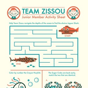Team Zissou Activity Sheet by Dave Perillo
