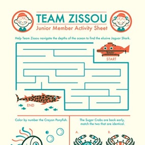 Team Zissou Activity Sheet by Dave Perillo