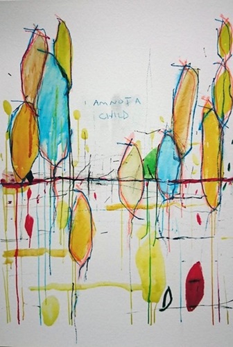 I Am Not A Child (Navy & Orange) by Dale Marshall