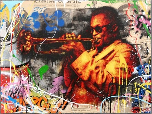 Miles Davis (HPM) by Mr Brainwash