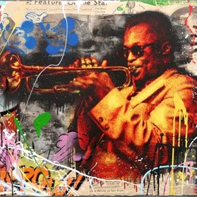 Miles Davis (HPM) by Mr Brainwash