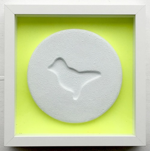 Love Is A Drug - Dove (Fluoro Yellow) by Dean Zeus Colman