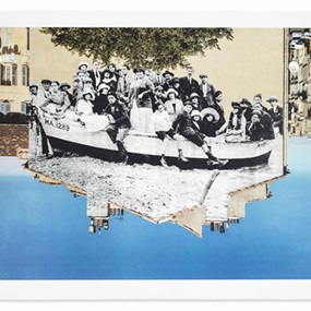 Unframed, Un Groupe Posant Dans Une Barque Amarrée Sur La Plage Revu Par JR, Marseille Vers 1930, Ma (First Edition) by JR